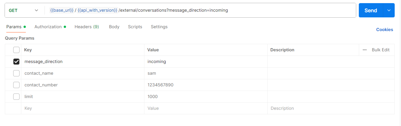 Get Live Chat Conversations